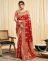 Vasthrlay Womens Banarasi Jacquard Sky Blue Saree