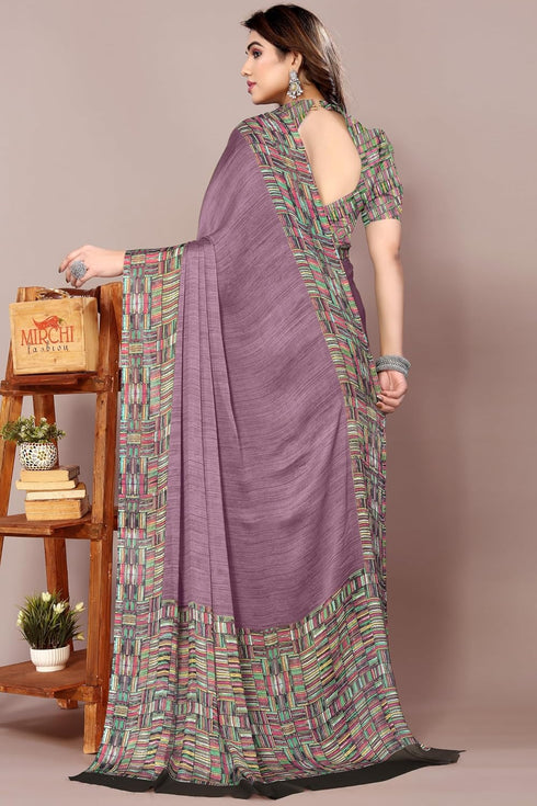 Vasthrlay Fashion Chiffon Printed Ethnic Wear