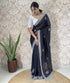 Vasthrlay Georgette Embellishments Embroidered Traditional