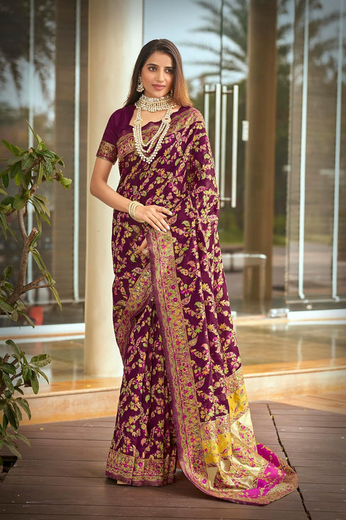 Vasthrlay Kashmiri Pashmina Heritage Pista Ethnic Wear
