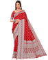 Vasthrlay Banarasi Red Ethnic Wear