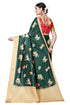 Vasthrlay Banarasi Blouse Printed Dark Ethnic Wear