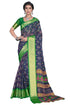 Vasthrlay Organza Bandhani Green Ethnic Wear