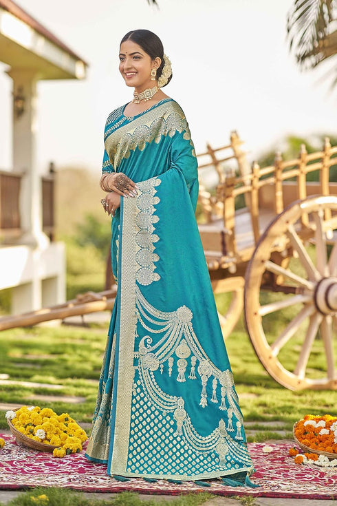 Vasthrlay Adorable Pattern Banarasi Piece Mn1745