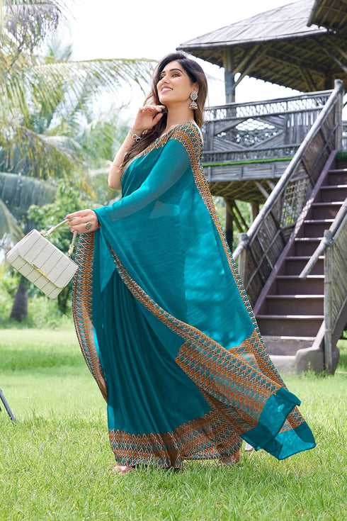 Vasthrlay Fashion Chiffon Printed Ethnic Wear