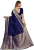 Vasthrlay Purple Kanjivaram Saree