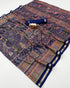 Vasthrlay Kalamkari Darkblue