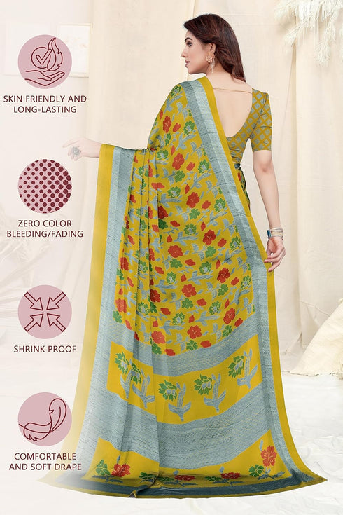 Vasthrlay Fashion Chiffon Printed Ethnic Wear