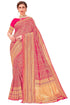 Vasthrlay Banarasi Pink Ethnic Wear
