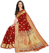 Vasthrlay Banarasi W Maroon Ethnic Wear