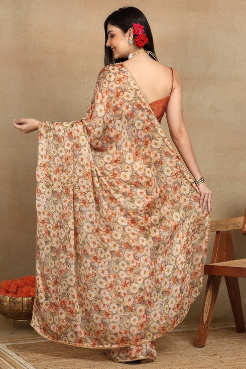 Vasthrlay Fashion Chiffon Printed Ethnic Wear