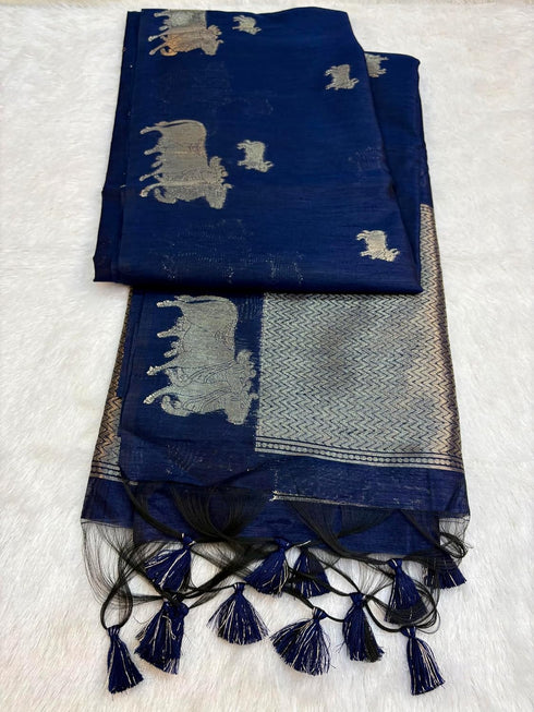 Vasthrlay Tussar Kalamkari
