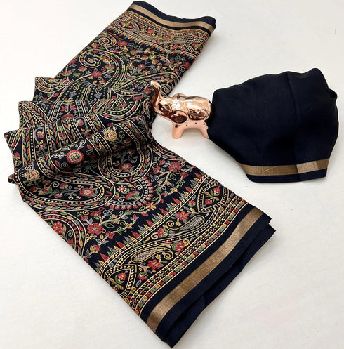 Vasthrlay Tussar Saree Floral