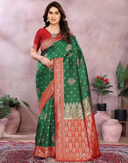 Vasthrlay Kanjivaram Banarasi Wedding Sari Az Ys Shakshi Saree