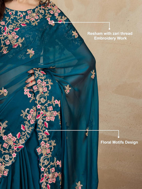 Vasthrlay Rangoli Heavy Embroidred Ethnic Wear