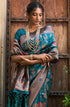 Vasthrlay Banarasi Floral Unstitched Saree