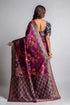 Vasthrlay Magenta Banarasi Designer Saree