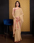 Vasthrlay Women's Cotton Unstitched Blouse Saree