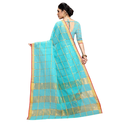 Vasthrlay Cotton Unstitched Saree