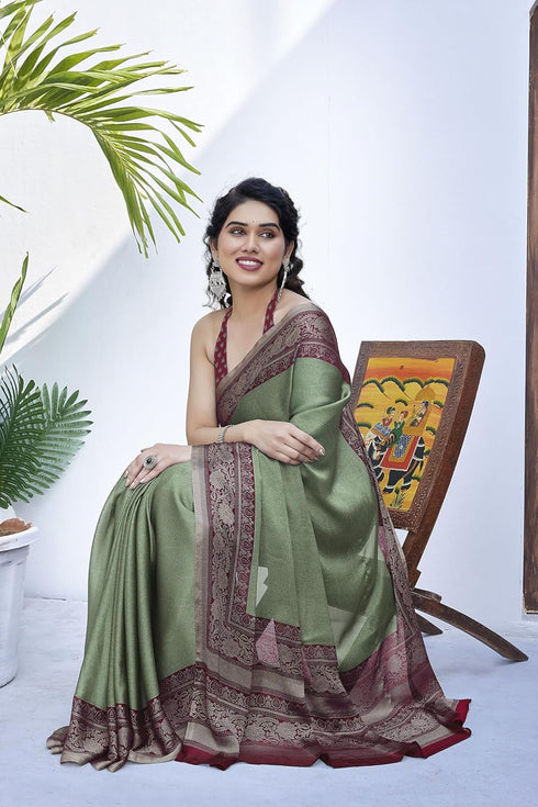 Vasthrlay Fashion Chiffon Printed Ethnic Wear