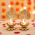Behoma 100% Pure Brass Kalpavriksha Diya for Puja - Set of 2