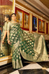 Vasthrlay Women's Organza Designer Unstitched Saree