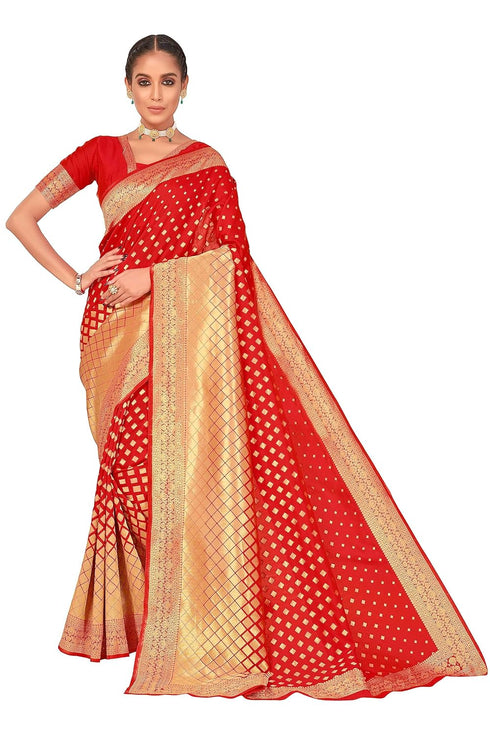 Vasthrlay Banarasi Rama Ethnic Wear
