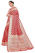 Vasthrlay Banarasi Bridal Maroon Ethnic Wear