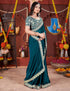 Vasthrlay Striped Bollywood Chiffon Unstitched