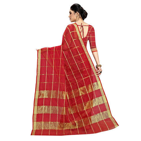 Vasthrlay Cotton Unstitched Saree