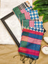 Vasthrlay Tussar Printed Conrast