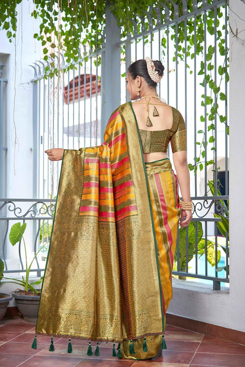 Vasthrlay Rangkat Pattern Banarasi Unstitch
