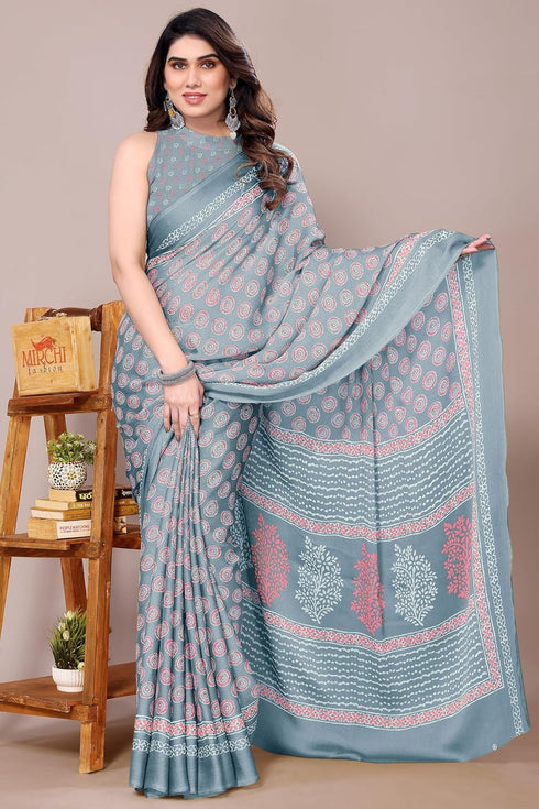 Vasthrlay Fashion Chiffon Printed Ethnic Wear