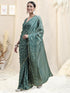 Vasthrlay Fashion Georgette Sequins Navy Ethnic Wear