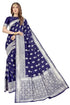 Vasthrlay Banarasi Gs Bridal Navy Ethnic Wear