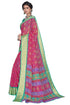 Vasthrlay Organza Bandhani Green Ethnic Wear
