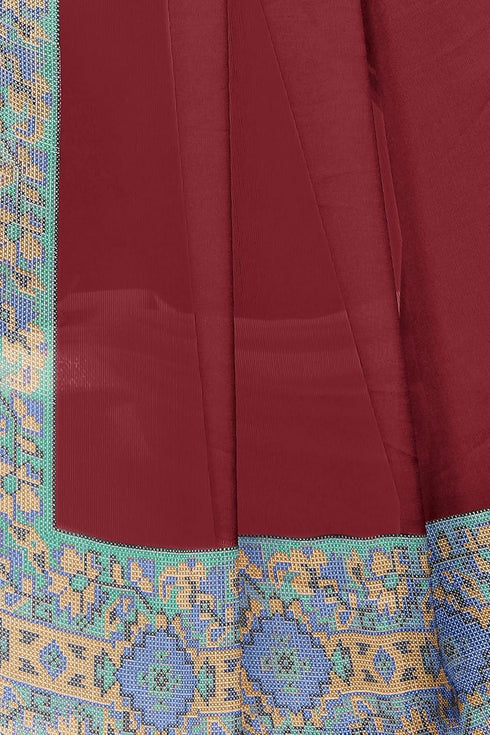Vasthrlay Fashion Chiffon Dusty Turquoise Ethnic Wear