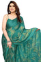 Vasthrlay Fashion Chiffon Turquoise Ethnic Wear