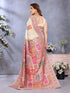 Vasthrlay Cream Kanjivaram Unstitched Saree