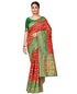 Vasthrlay Banarasi Pistagreen Ethnic Wear