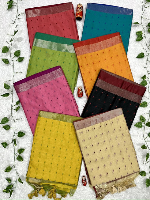 Vasthrlay Tussar Saree Butties