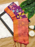 Vasthrlay Saree Extraordinary Kalamkari Floral Print