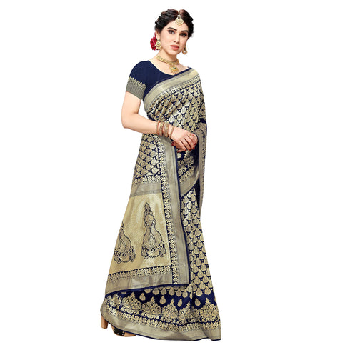Vasthrlay Wine Kanjivaram Unstitched Saree