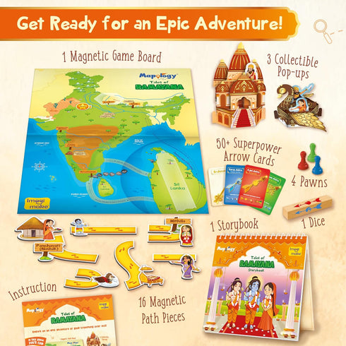 Mapology Tales of Ramayana Board Game