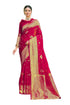Vasthrlay Banarasi Maroon Ethnic Wear