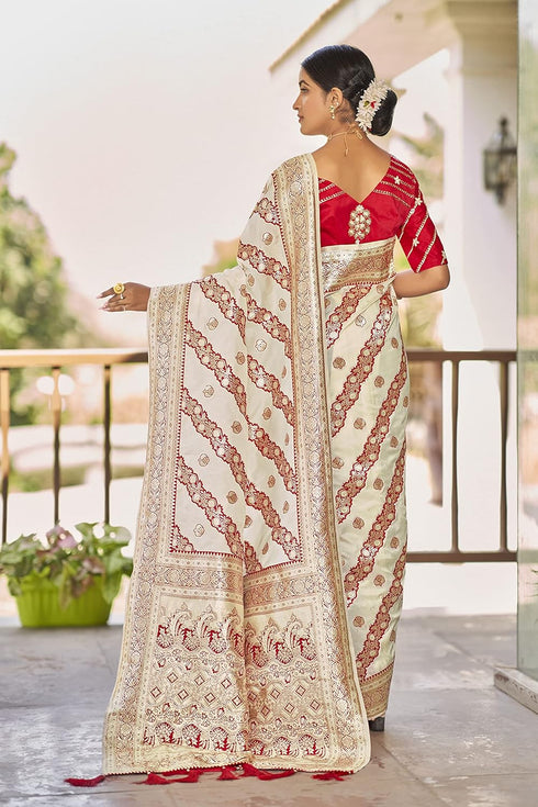 Vasthrlay Adorable Pattern Banarasi Piece Mn1738