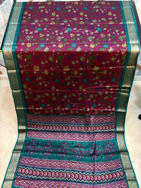 Vasthrlay Soft Saree Floral Digital Extraodinary