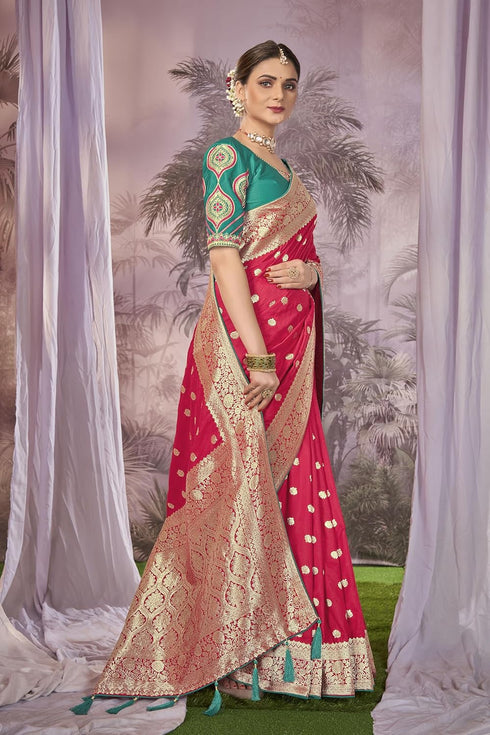 Vasthrlay Banarasi Embroidery Blouse Piece Mn1900