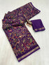 Vasthrlay Tussar Print Saree