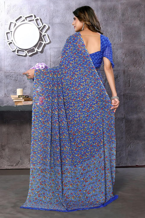Vasthrlay Trendy Georgette Material Ethnic Wear